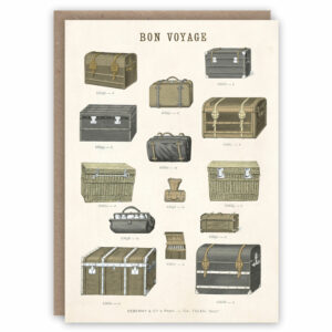 Bon voyage greeting card