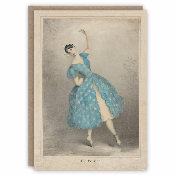 Ballerina greeting card