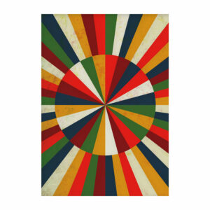 Op art wrapping paper and poster