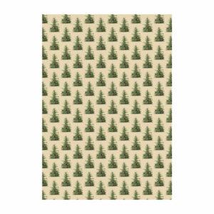 Christmas tree wrapping paper