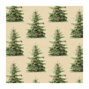 Detail from Christmas tree wrapping paper